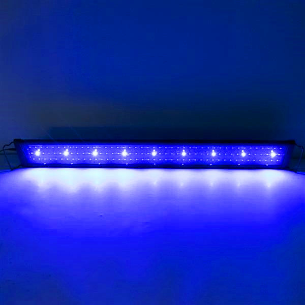 20W 129LED Full Spectrum Water Grass Lamp 35.43inch Black Top-grade material lighting (Suitable For 35.43-43.3inch Long Aquarium)