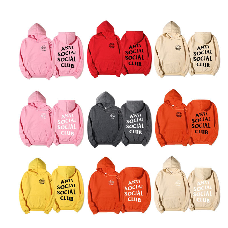 High quality couple hoodie wholesale custom fashion men&#039;s autumn and winter letter printing hooded sports sweatshirt