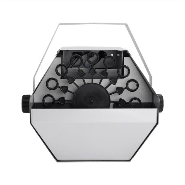 Newest Design 30W AC 110V Automatic Mini Bubble Maker Machine Auto Blower For Wedding-Bar-Party- Stage Show Silver