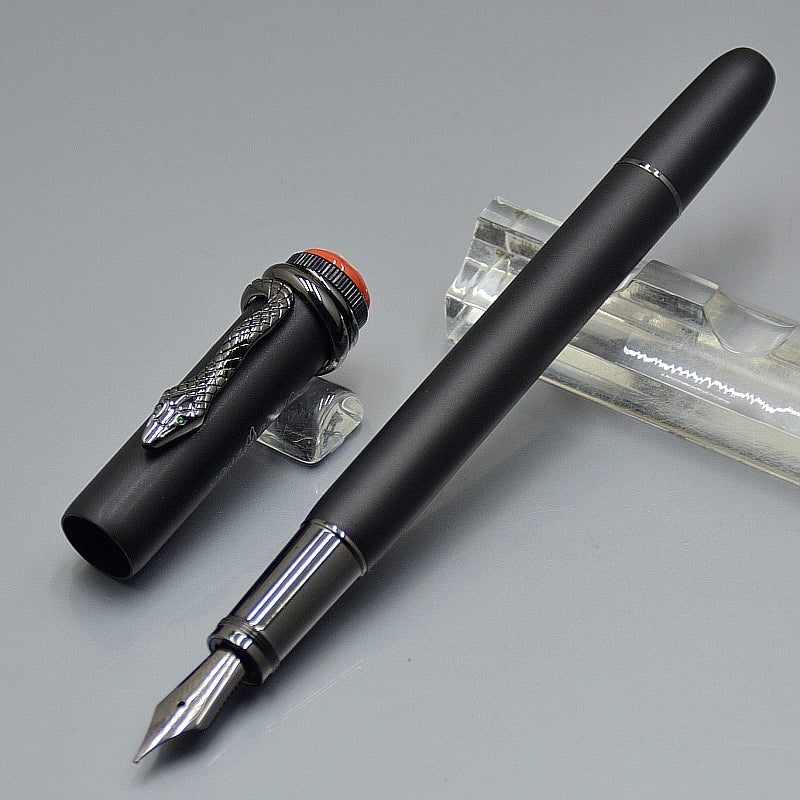 high quality Matte black 1912 Ballpoint pen - Roller ball pen business office stationery fashion Calligraphy ink Fountain pens No Box