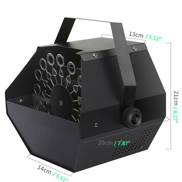 Discount 25W AC110V Mini Bubble Machine easy to carry Stage Lighting for Wedding - Bar - Stage Black wholesale