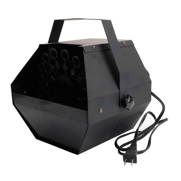 Fast delivery 25W AC110V Mini Bubble Machine easy to carry Stage Lighting for Wedding - Bar - Stage Black wholesale