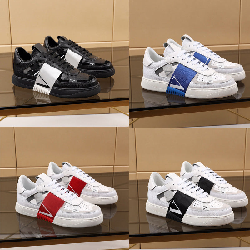 Fashion Casual Shoes Patchwork Trendy Sneakers Punk Rivets Low Men Women Genuine Leather Skateboard Studded Sport Skateboarding trainers