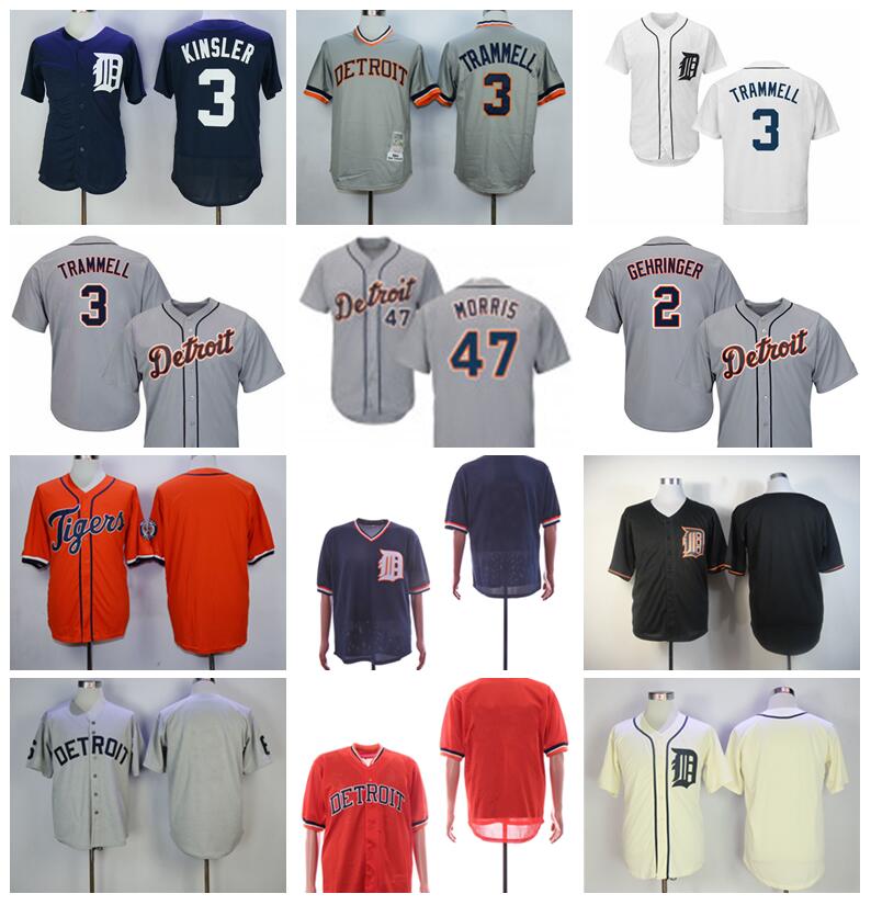 1984 Retire Baseball Vintage 47 Jack Morris Jersey 3 Alan Trammell 2 Charlie Gehringer 5 Hank Greenberg 60 Ty Cobb Navy Blue White