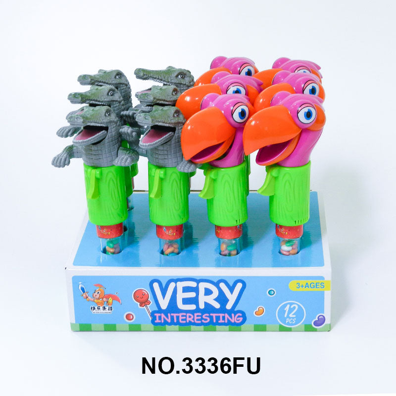 Candy toys, funny vocal cartoon animals, one-click play and interactive plot simulation, equipped with delicious candies
