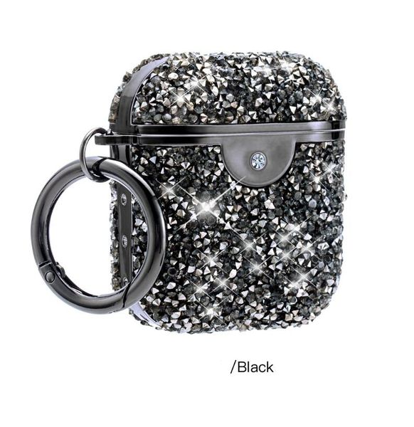 suitable for Apple AirPods pro rhinestone earphone shell with diamond glitter three-generation Bluetooth protective cover headphones