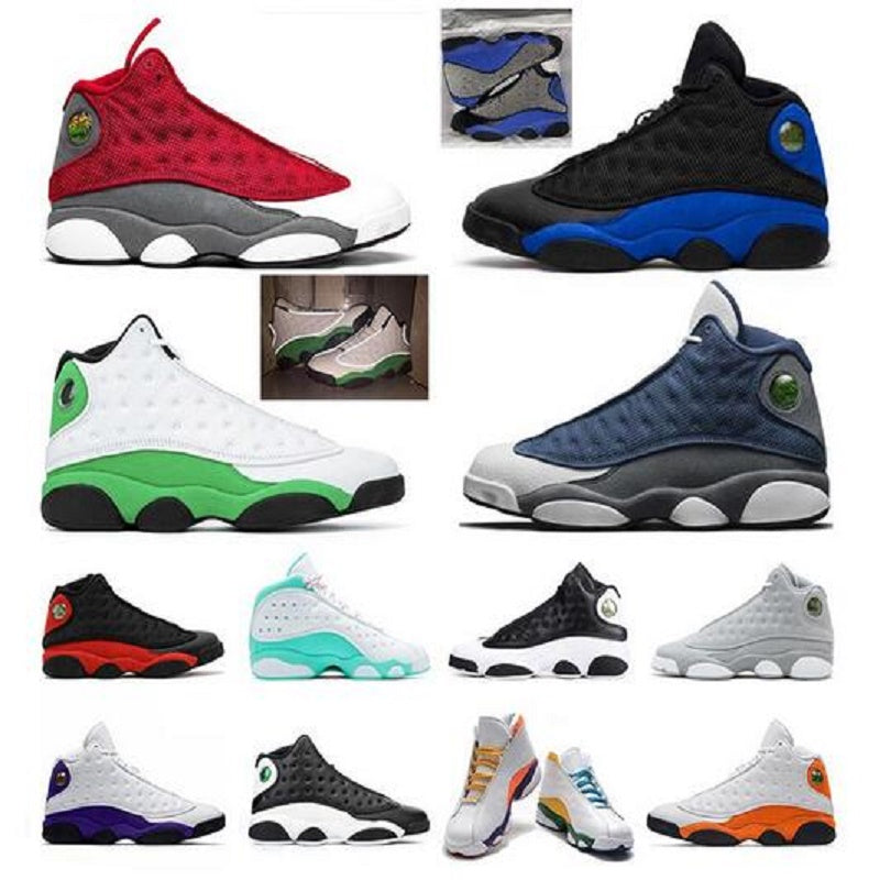 Cheap Mens Jumpman 13 basketball shoes 13s He Got Games Hyper Royal Blue Black White Love Respect J13 sneakers for sale
