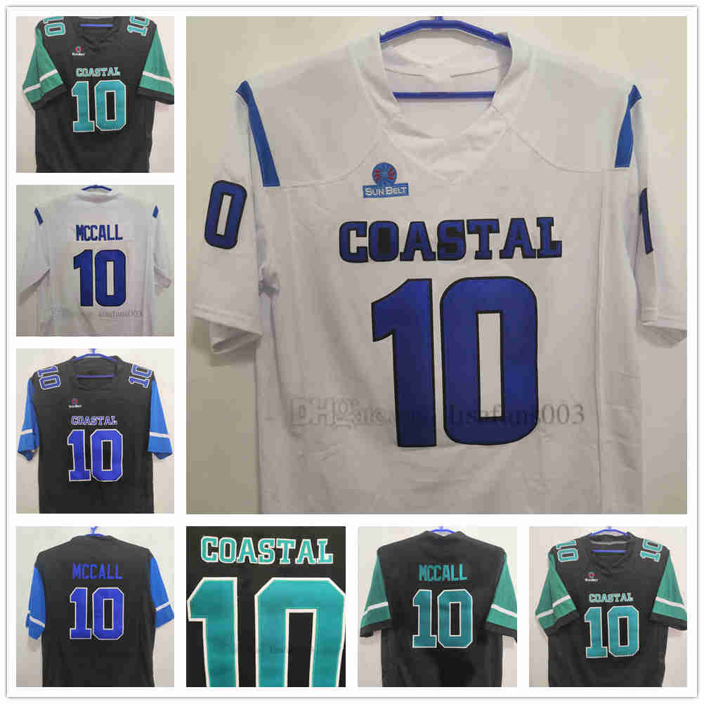 Custom Coastal Carolina Grayson Mccall Football jersey 1 Cj Marable stitched jerseys Jai Williams Taliaferro Men Youth Kids women