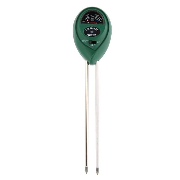 soil Tester Point Display 3 In 1 PH Meter Moisture Humidity Sunlight Tester Monitor For Agriculture Plants Flowers