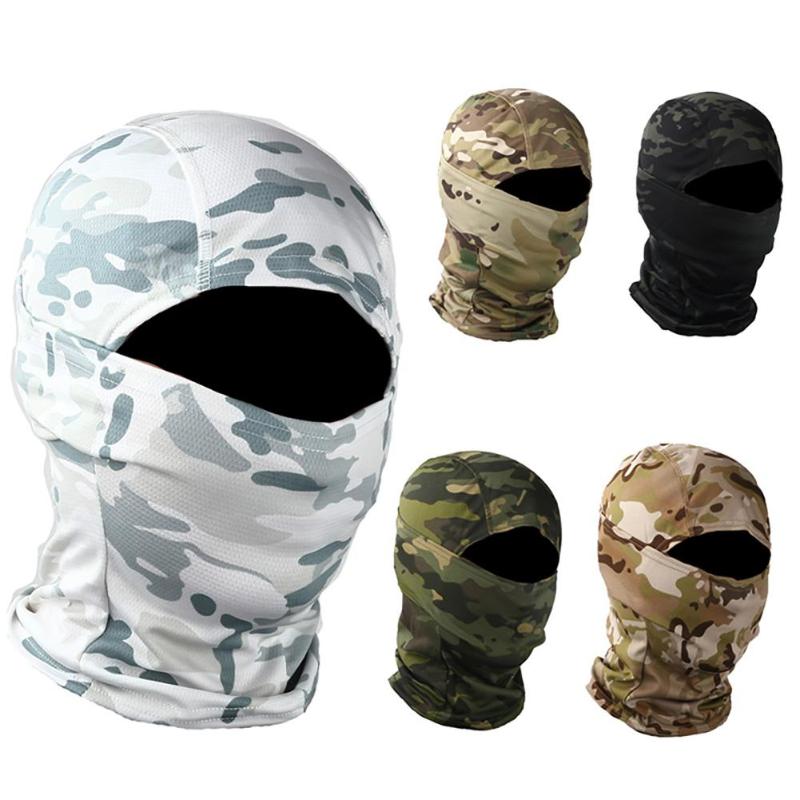 Cycling Caps & Masks Tactical Balaclava Full Face Mask Scarf Paintball Bandana Army Outdoor Fishing Hunting Camo Neck Gaiter