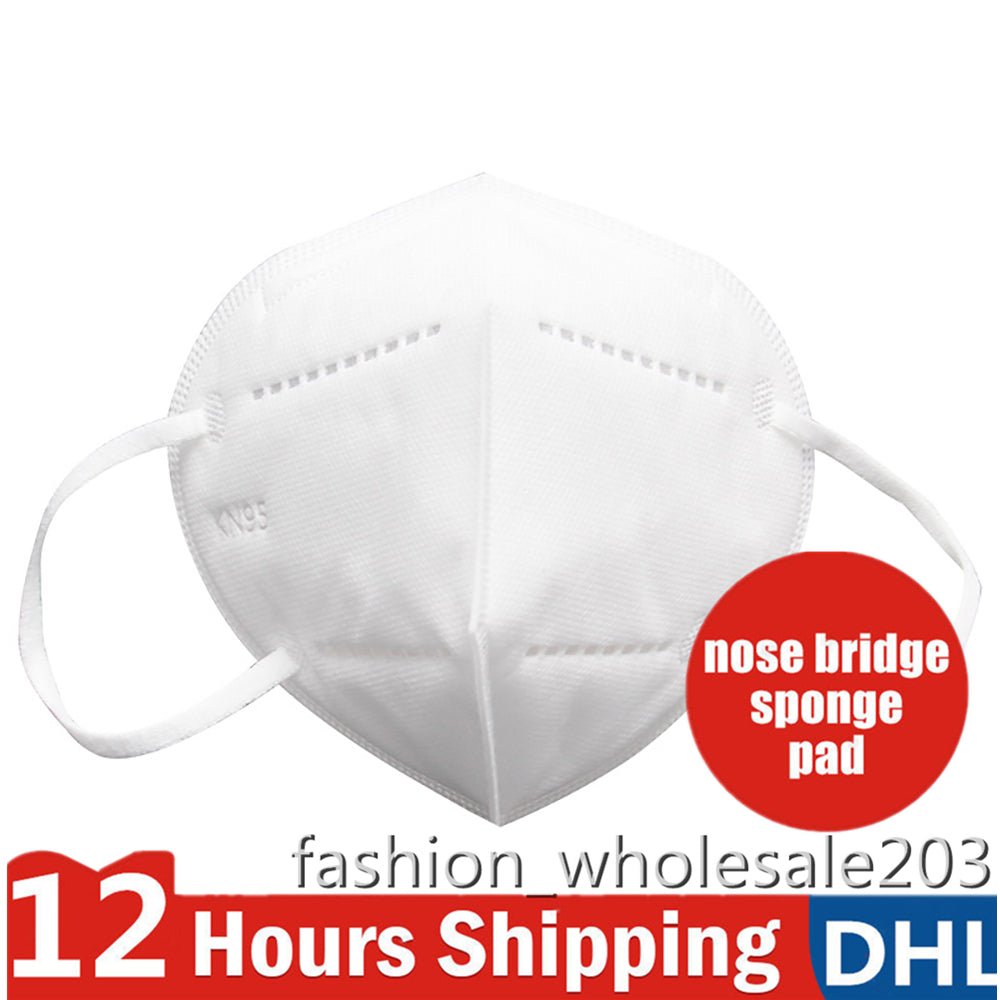KN95 Face Masks Disposable Mask Non-woven Women Men Fabric Dustproof Windproof Respirator Anti-Fog Dust-proof Outdoor Masks DHL Free