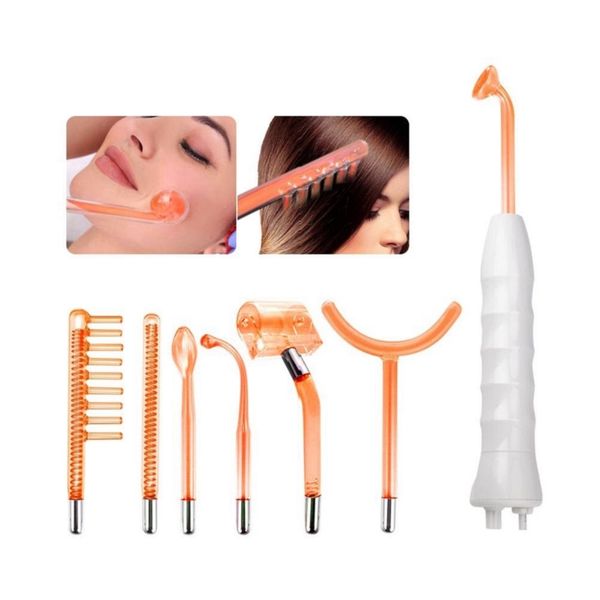 Acne Treatment Skin Tightening Wrinkle Reducing Dark Portable Handheld Electric High Frequency Skin Therapy Wand Machine