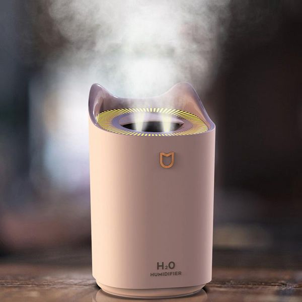 Humidifiers ELOOLE 3000ML Double Nozzle Humidifier Cool Mist Aroma Diffuser With Colorful LED Light Heavy Fog Ultrasonic USB Humidificador1