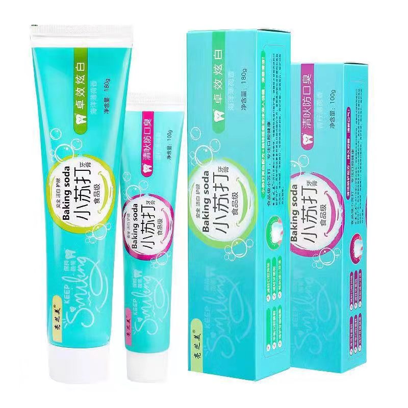 Toothpaste Food grade baking soda To Huang Xuanbai Pure and fresh breath Multi-effect to protect oral health