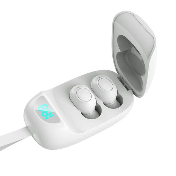 Best TWS JS25 Wireless Bluetooth 5.1 Earbud Stereo Sound Sports Earphone Digital Display In-ear Mini Headphones Free Shipping