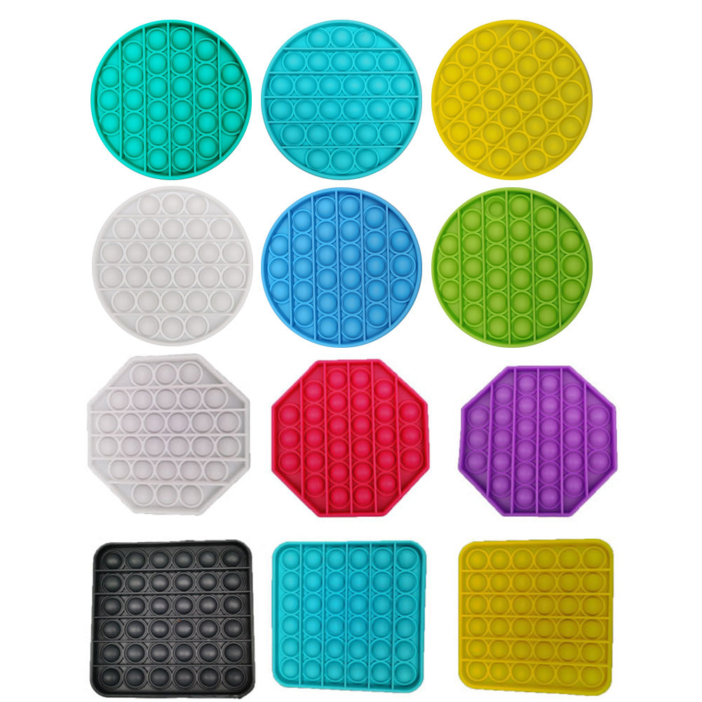 Soft Squeeze Toy Push Bubble Fidget Sensory Toy Autism Special Needs Stress Reliever Stress and Increase Focus Educational Toys RN8064