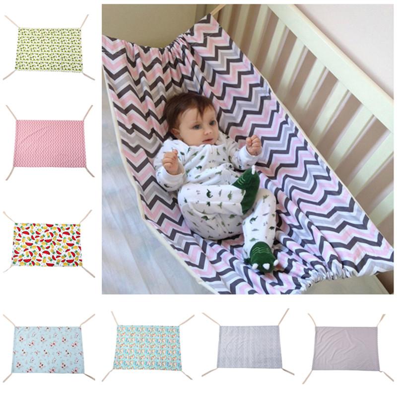100*70CM Newborn Crib Infant Hammock Baby Hangmat printed Travel portable Baby Sleeping Bed Detachable Bassinet Crib Hammock RN8108