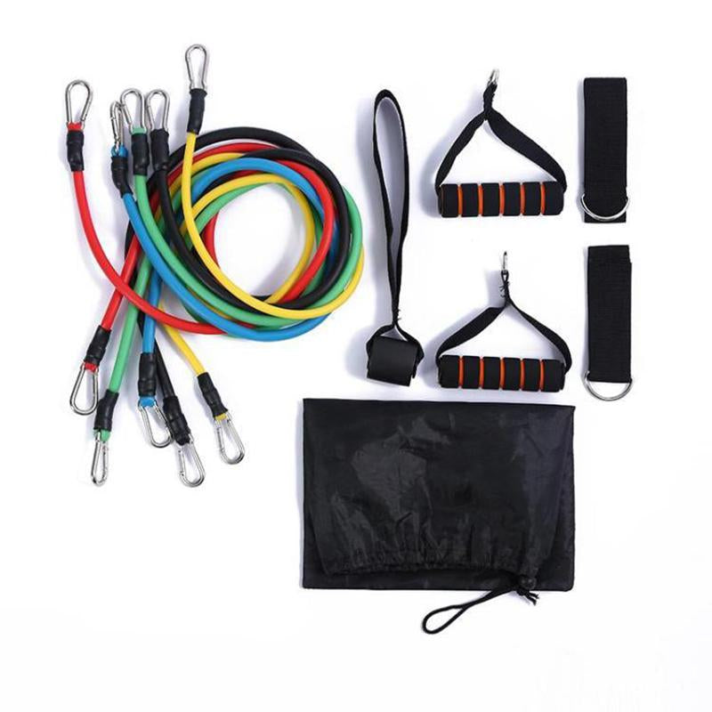 11pcs-set Pull Rope Fitness Exercises Resistance Bands Tubes Pedal Excerciser Body Training Workout Yoga crossfit equipments