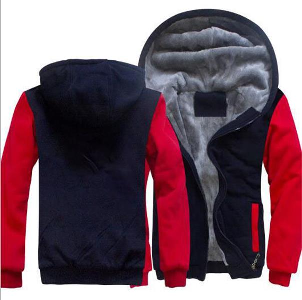 Hot-selling thickened plus velvet hooded sweater men and women off-road motorcycle riding hoodie jacket autumn and winter