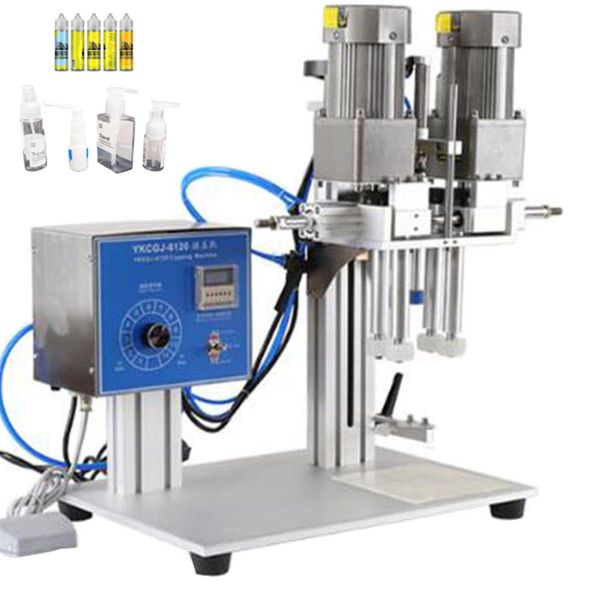 latest hot salePneumatic Perfume Glass Bottle Capping Machine Desktop Perfume Collar Small Bottle Crimping Pressing Machine