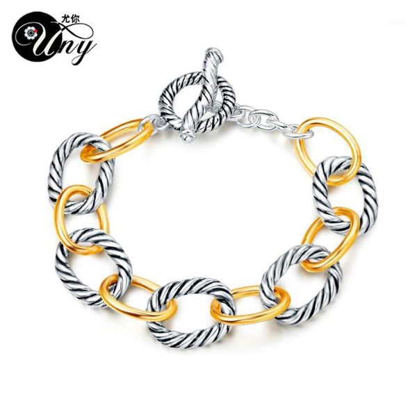 Link, Chain UNY Bracelet Designer Brand David Inspired Bracelets Antique Women Jewelry Cable Wire Vintage Christmas Gifts Bracelets1