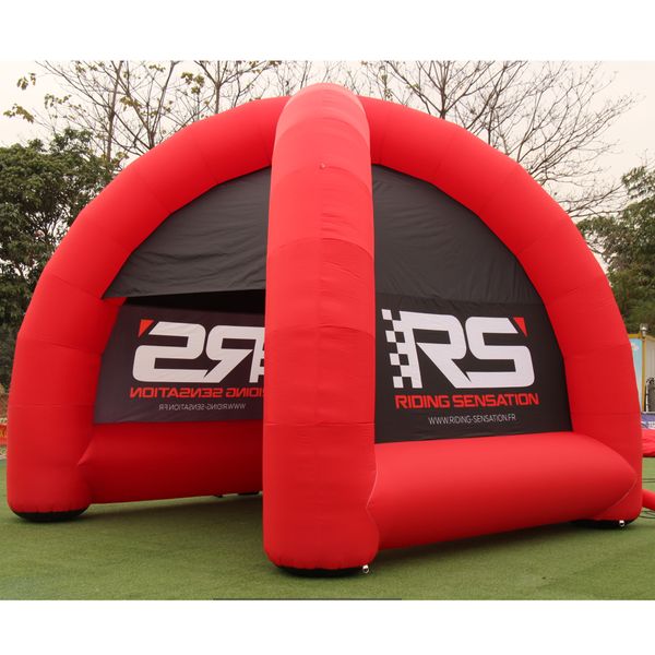 Lightweight Inflatable Event Dome Tent Portable spider Domes Tents Promotion Gazebo with Custom Printing Blower 5mWx 5mL
