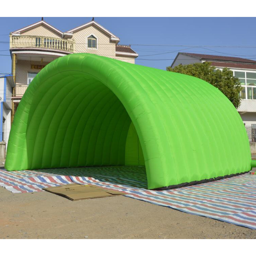 Customized Oxford Cloth Inflatable Tunnel Tent With Rear Entrance,Outdoor Event Dome Arch Shelter For Sale