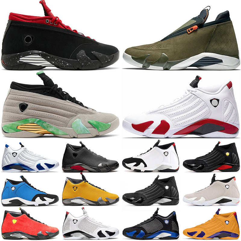 mens basketball shoes 14s jumpman 14 Fortune candy cane desert sand Hyper Royal Red Lipstick Last Shot defining moments Olive men trainers