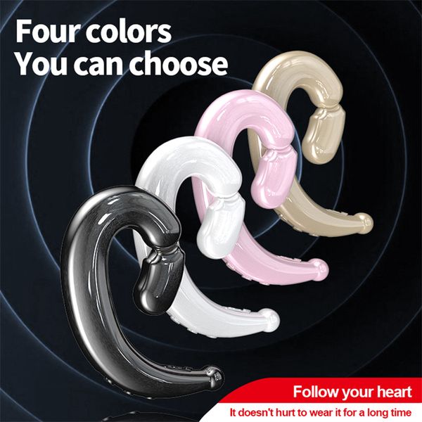 M520 Cell Phone Earphones Bone conduction Ear Wireless Bluetooth 5.0 Headset Handsfree Call Microphone Stereo Earphone Business Car Headphon