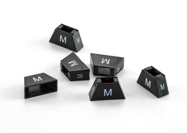 Trapezoidal letters S-M-L-XL Garment cloth sign snap ring sizes marker cloth hanger size cubes black Ring White letter printing