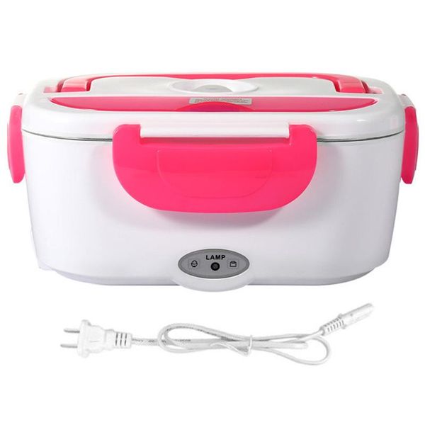 Electric Heated Lunch Boxes Food Portablech Removable 304 Stainless Steel Bento tiffin Heating Electric LunchBox