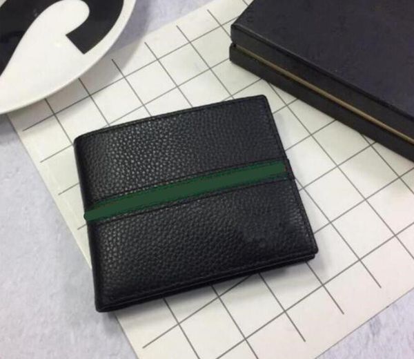 Men Animal Short Wallet Leather Black Snake Tiger Bee Wallets Women Long Style Luxury Purse Wallet Card Holders With Gift Box Top Quality