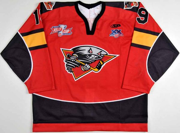 Rare Hockey Jason Deitsch Cincinnati Cyclones Jersey 2008 Kelly Cup Finals ECHL 20 year Anniversary Personalized Men Youth Women Any Name Nu