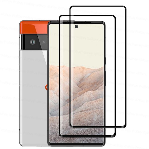 15pcs Screen protector For Google Pixel 6 ,6A,6 Pro Full Coverage Tempered Glass Edge to Edge Film