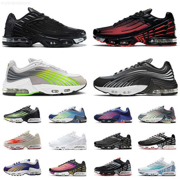 tn tuned 3 radiant red plus 2 big size us 12 running shoes classic mens womens bright neon triple black white blue grey men sports sneakersC
