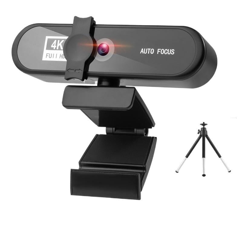 Webcams 4K Webcam Full HD 1080P Web Camera For PC Computer Laptop Video Record Autofocus Lens 8MP With Microphone Privacy Cover