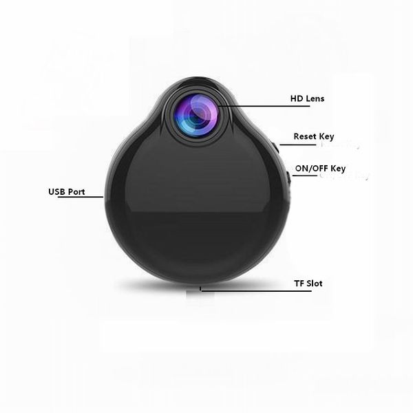 Small Cameras Surveillance Video Recorder H3B WiFi Baby Monitor Mini Camera HD 1080P Camcorder for Home Security Motion Detection APP Contro