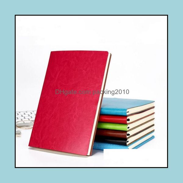 Notepads Notes Office School Supplies Business Industrial Writing Journal Notebook Pu Leather Colorf Journals Daily Notepad Diary Travel N