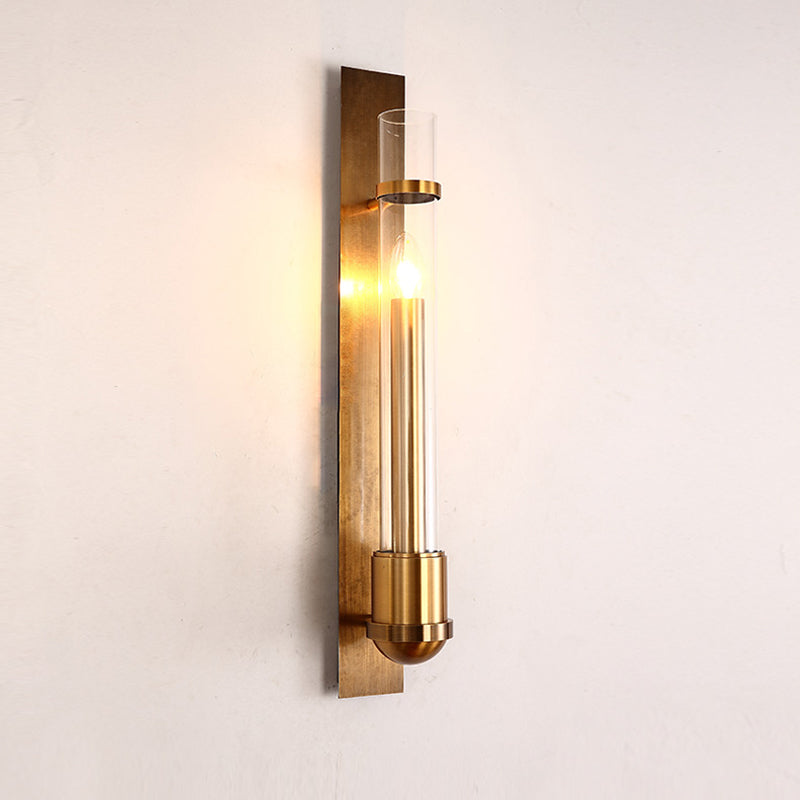 Simple Wall Lamps Post-modern Metal Plating Sconce Hotel Lighting Living Room Bathroom led Mmirror Lights Bedroom Long