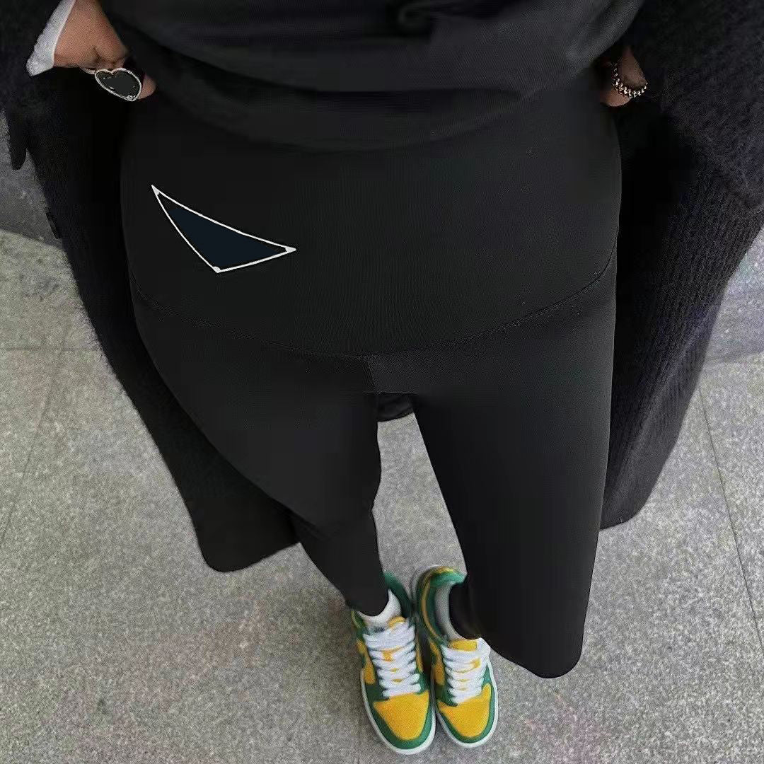 Women Pants Legging Spring Autumn Style Lady Slim Pant Trouse Yoga Leggings Outwears High Waist Sport Capris With Letters Printed