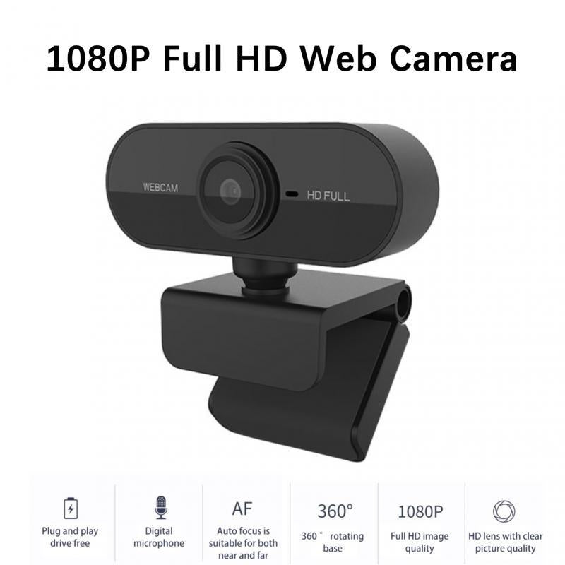 Webcams Webcam 1080P Full HD Web Camera With Microphone USB Plug Cam For PC Computer Laptop Desktop YouTube Mini