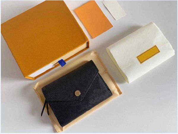 Designer Bags handbag High Quality Genuine leather Wallet & Holders Designers Wallets Purse Bag Short Victorine Embossed Monograms Empreinte