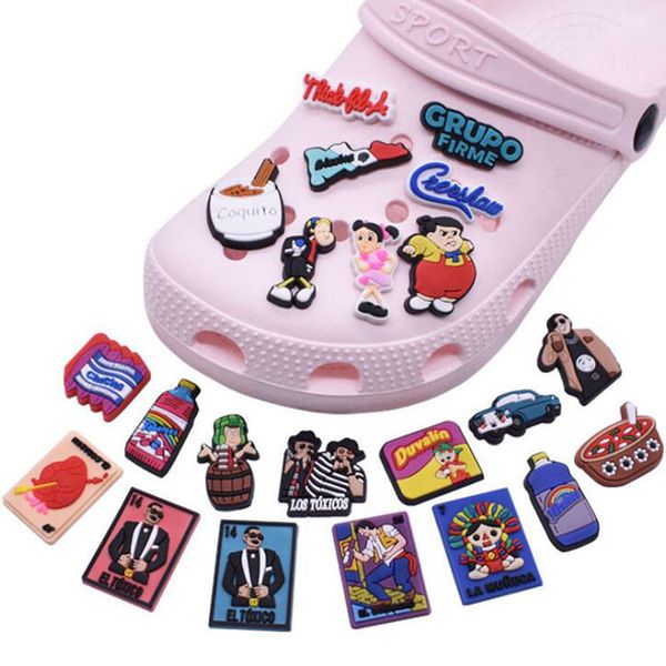 100pcs shoe accessories clog charm bracelet wristband decoration buckle garden shoe flower wholesale party gift