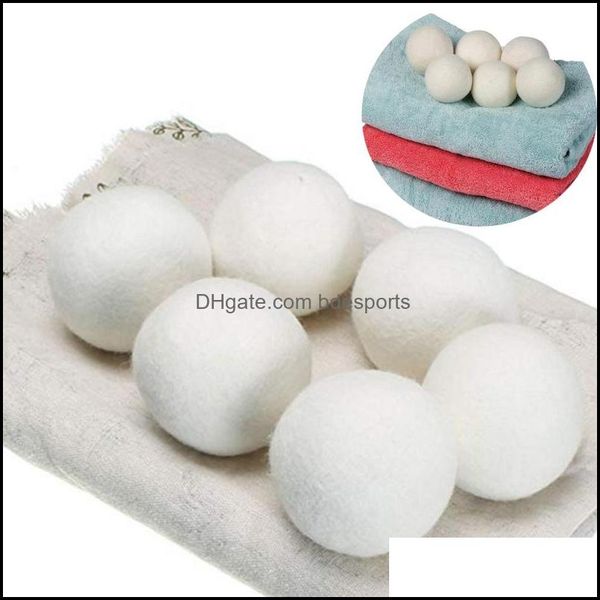 Reusable Wool Dryer Balls Premium Laundry Products Natural Fabric Softener Static Reduces Helps Dry Clothes In Laundrys Quicker Drop Deliver