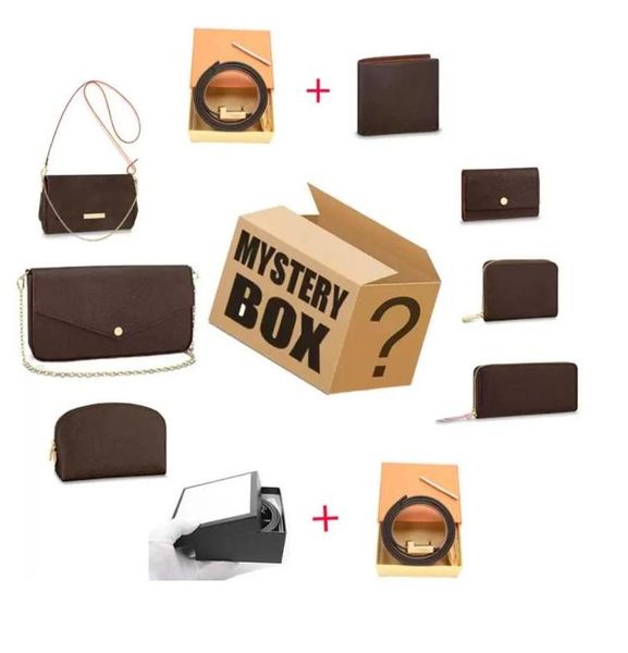Mystery Box Wallets Bags Jewerys Belts Womensn Bags Birthday Surprise favors Lucky for Adults Gift Such-As Shoulder Bag-Handbags Wallet Barc