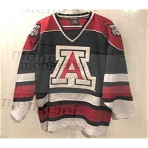 C26 Nik1 Custom 2020 University of Arizona Wildcats Hockey Jersey Embroidery Stitched Customize any number and name Jerseys