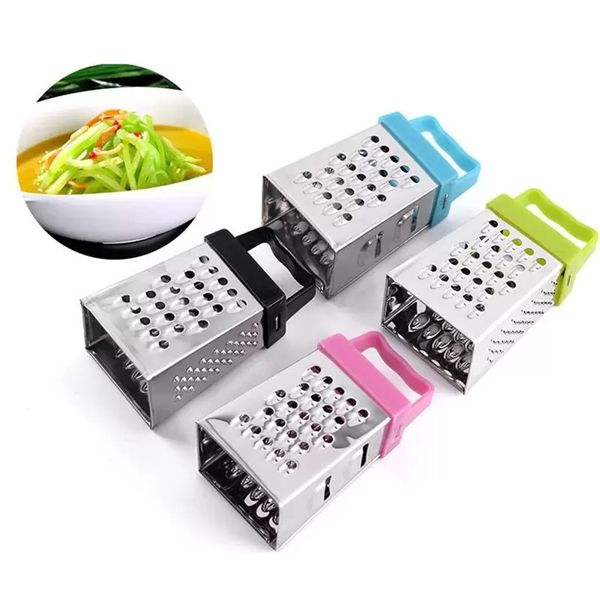 Mini 4 Sides Useful Multifunction Handheld Grater Slicer Fruit Vegetable Kitchen Tools Gadget Cuisine Kitchen Stuff Food Cutter