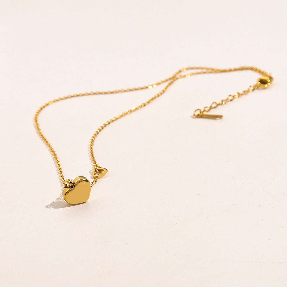 New Style Designer Women Necklace Choker Chain 18K Gold Plated Stainless Steel Necklaces Heart Pendant Wedding Jewelry Accessories ZG1656