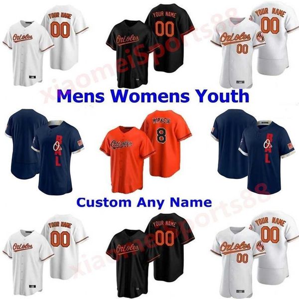 Men Women Youth Baseball Jerseys Trey Mancini Renato Nunez Jonathan Villar Pedro Severino Rio Ruiz Chance Sisco Orioles Jersey