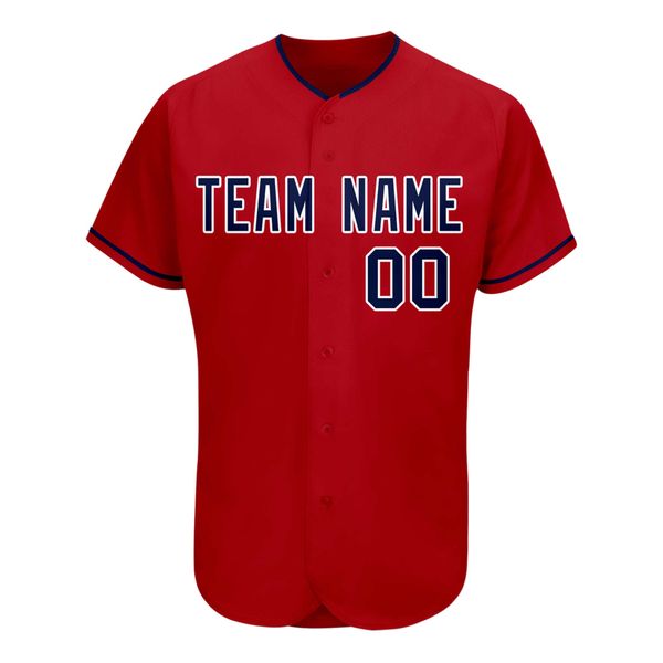 Fashion Baseball Jersey Custom Full Sublimated Your Name-Number Short Sleeve V-neck Sportswear for Male-Female-Youth